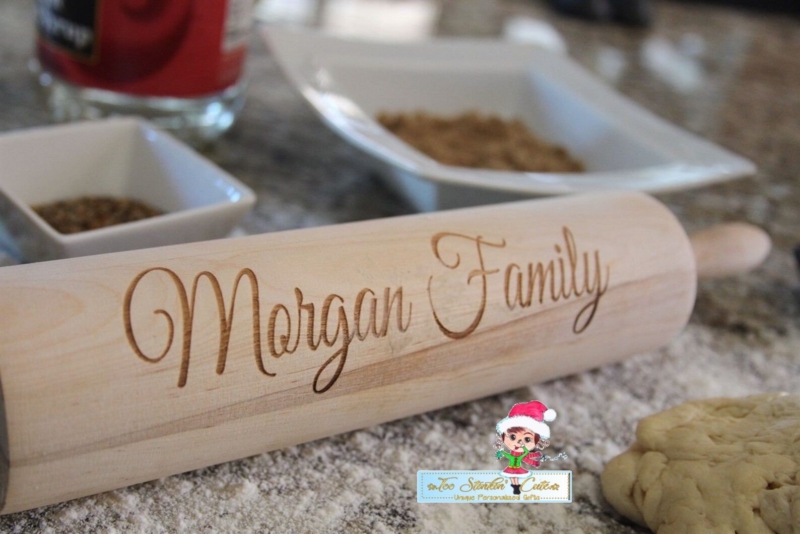 Custom Personalized Rolling Pins housewarming Kitchen Etsy