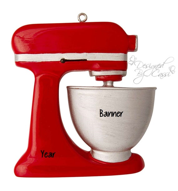 Christmas Ornament Baker Mixer Chef Women Men Personalized Etsy
