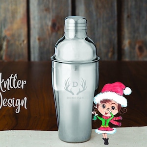 16oz Personalized Cocktail Shaker|Martini Custom Shaker|Engraved Shaker|Cocktail Mixer|Custom Barware|Drink Shaker Gift|Mancave|Bar Shaker