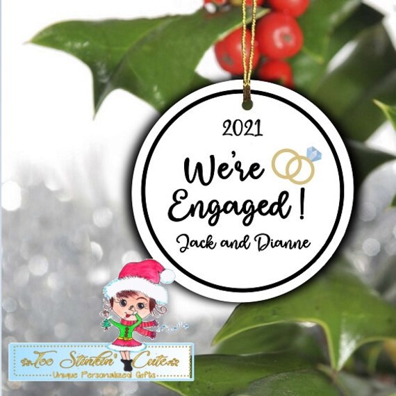 Christmas Engagement We're Engaged Reindeer Gifts T-Shirt Christmas Engagement We're Engaged Reindeer Gifts T-Shirt