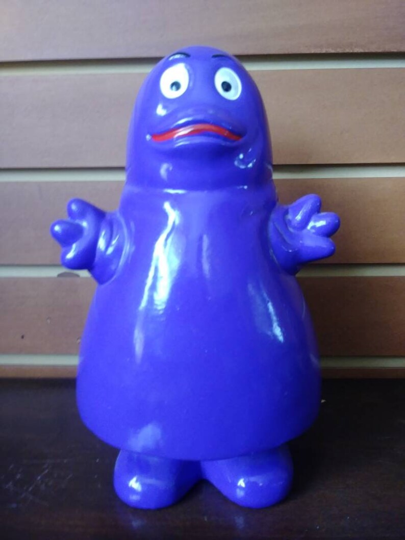 Vintage 1985 McDonalds Purple Grimace Soap Dish