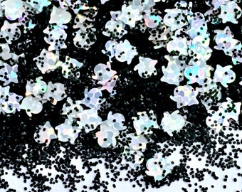 Black & BOO ! ecoGlimmer - Biodegradable Glitter