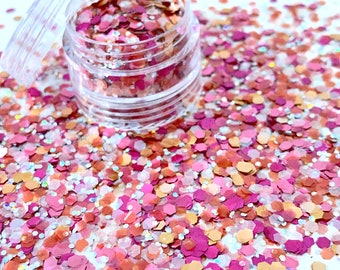 Biodegradable Glitter - Lesbian Pride Blend ecoGlimmer