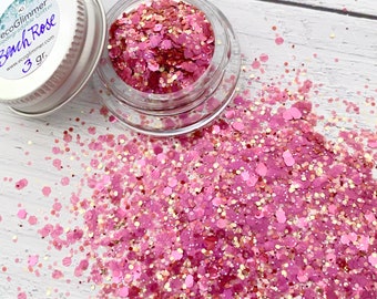 NEW!!! Biodegradable Glitter -  Beach Rose ecoGlimmer