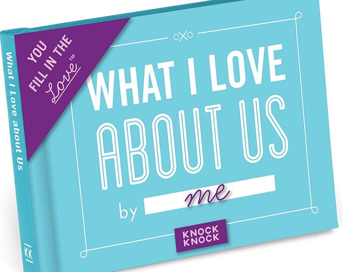 Knock Knock What I Love About US Fill in the Love Book | Etsy