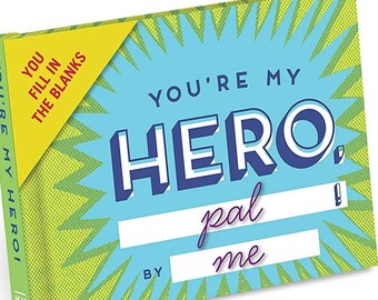 Knock Knock Why You Are My Hero   Fill-in-the-Blank Gift Journal,