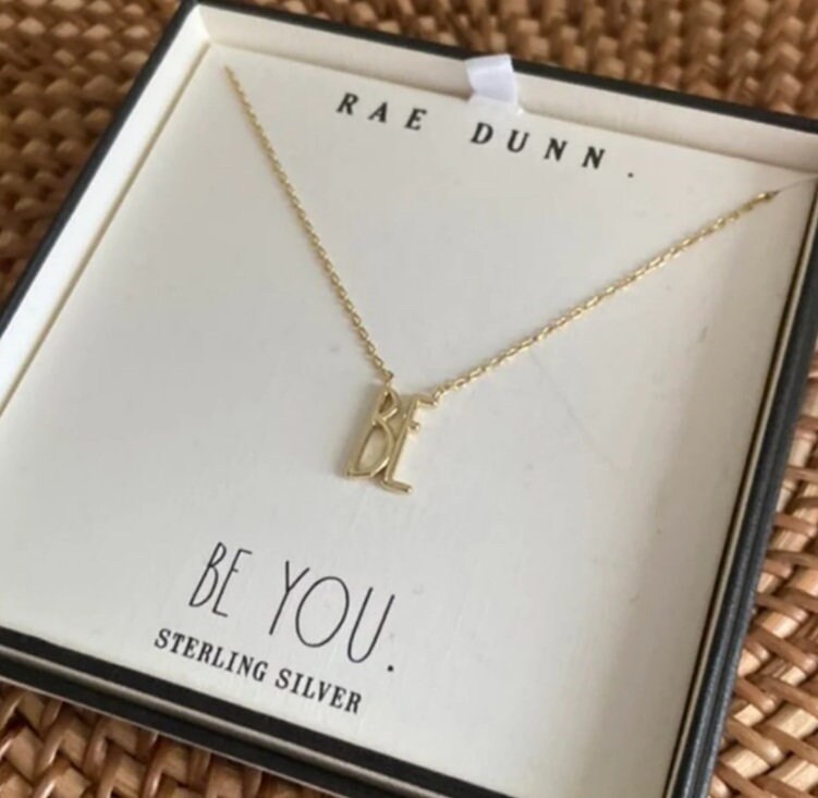 Rae Dunn be Necklace - Etsy Ireland