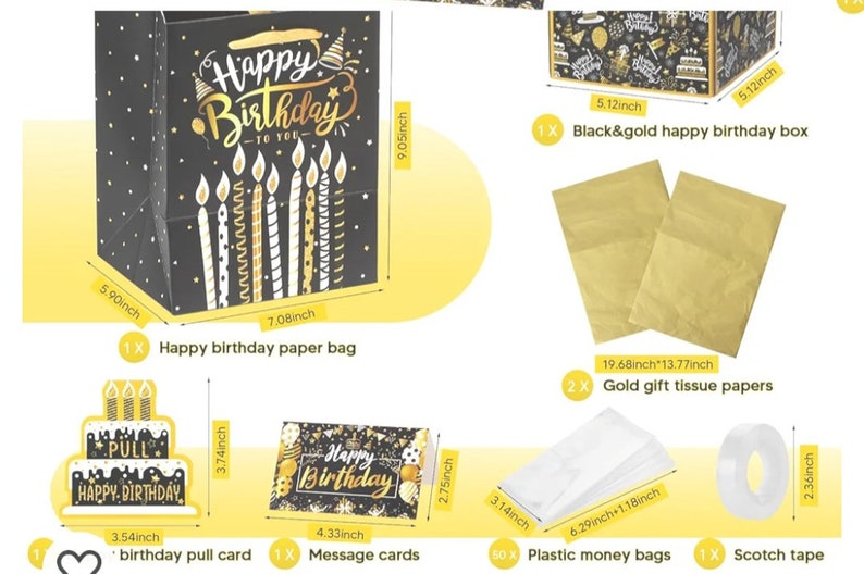 Money Dispensing Cash Machine Gift Box and Gift Bag Etsy