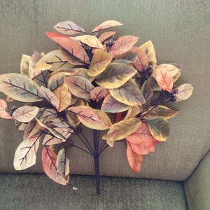 Autumn Maple Leaves, Fall Leaves, Large Maple Leaves Stem, Fall Decor, Autumn Decor.