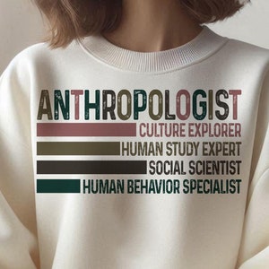 Anthropologist PNG Design for Sublimation, Cultural Explorer Digital Download, Anthropology T-Shirt Design