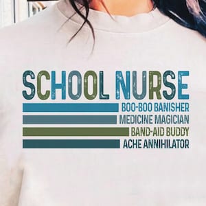 School Nurse Png, School Nurse Sublimation, School Nurse Digital Design, School Nurse T-shirt Design Download, Gift School Nurse
