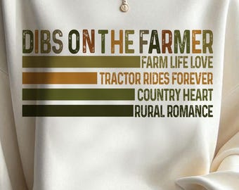 Retro Dibs on the Farmer PNG, Funny Farm Wife PNG, Farmer's Wife PNG, Agriculture Life Png, Rural Living Png, Farm Life Digital Art Png