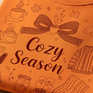Cozy Season Doodle Png, Cozy Season Coquette Bow Png, Fall Cozy Png, Autumn Vibes Png, Pumpkin Spice Png, Cute Fall Clipart, Sweater Weather