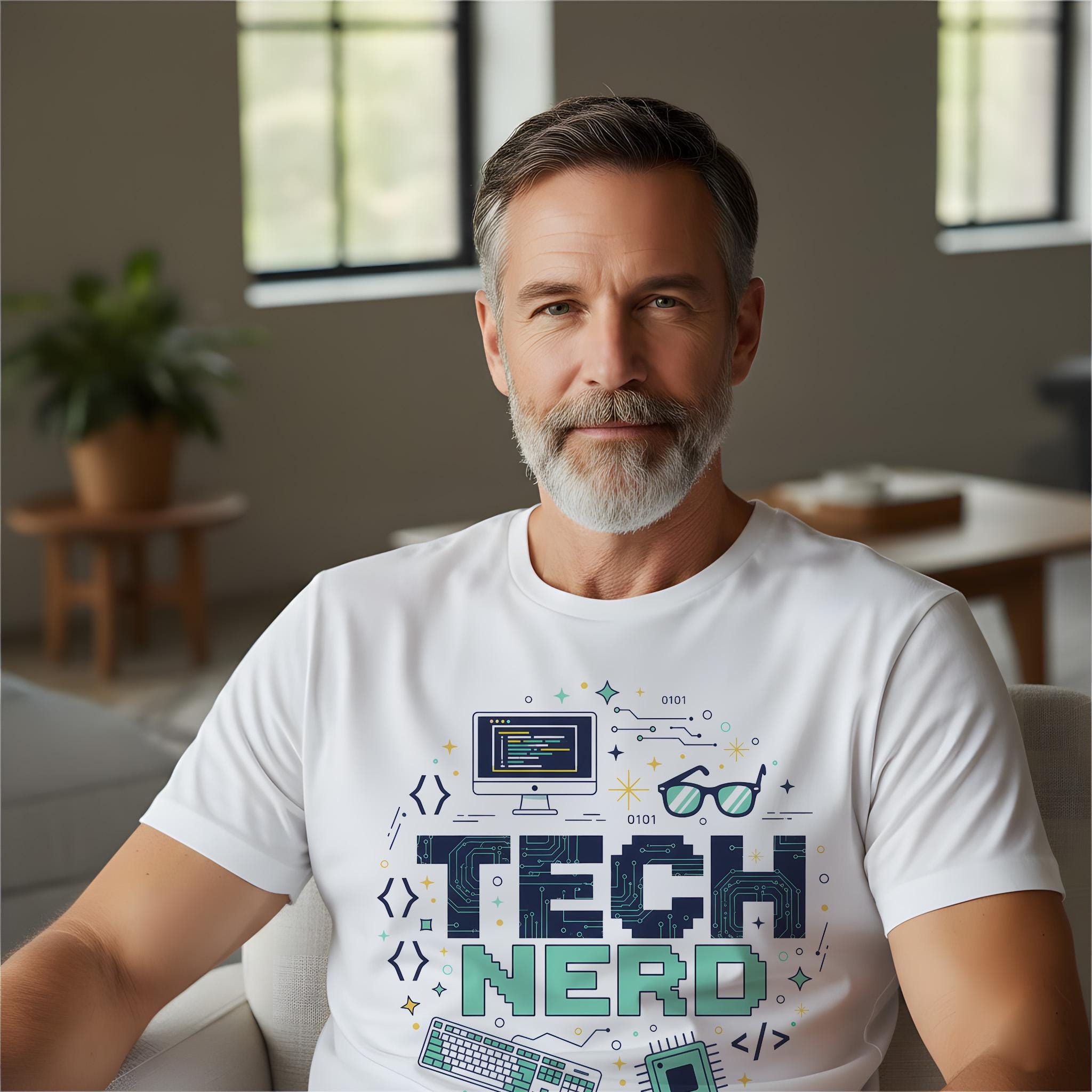 Retro Tech Nerd Png, Funny Technology Sublimation Design, Computer Geek ...