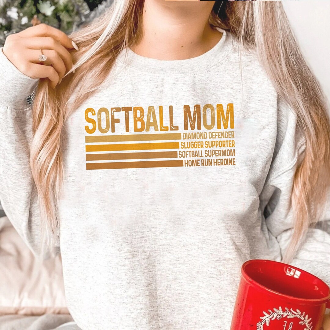 Softball Mom Png, Retro Softball Mom Png, Softball Mom Sublimation