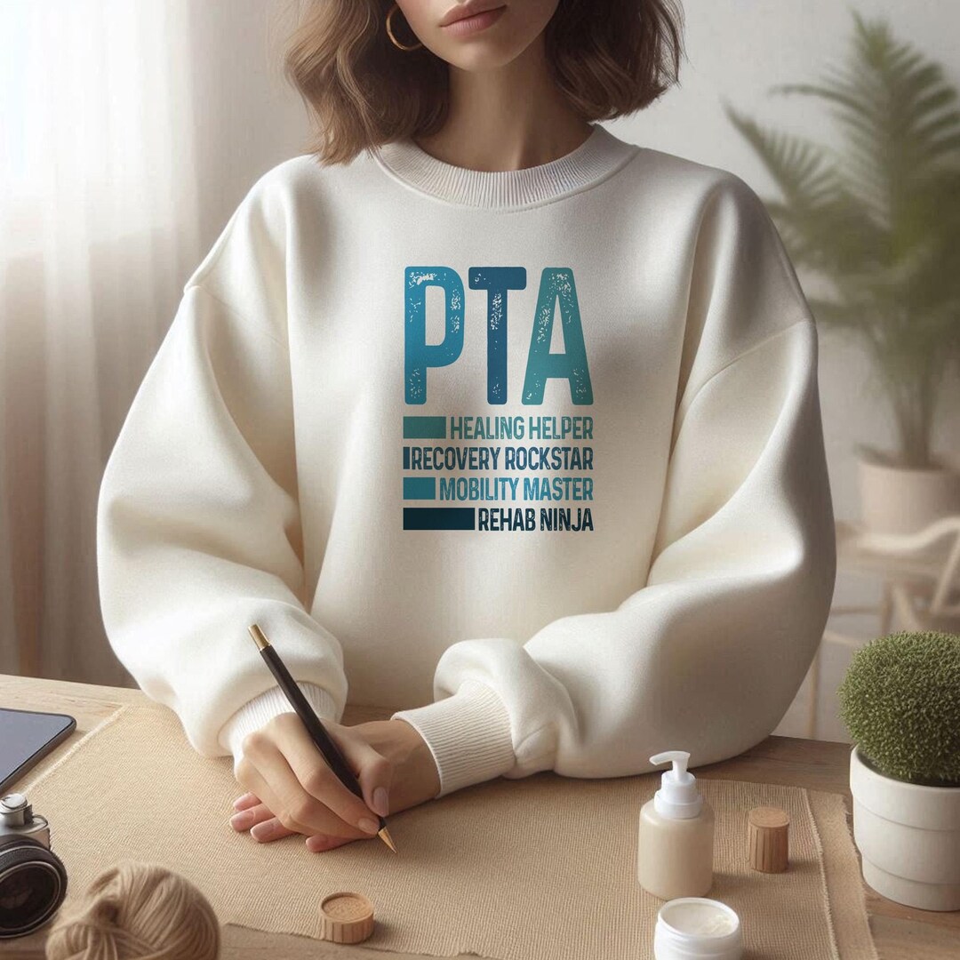 Retro PTA PNG, Digital Art for Physical Therapist Assistants, Perfect ...