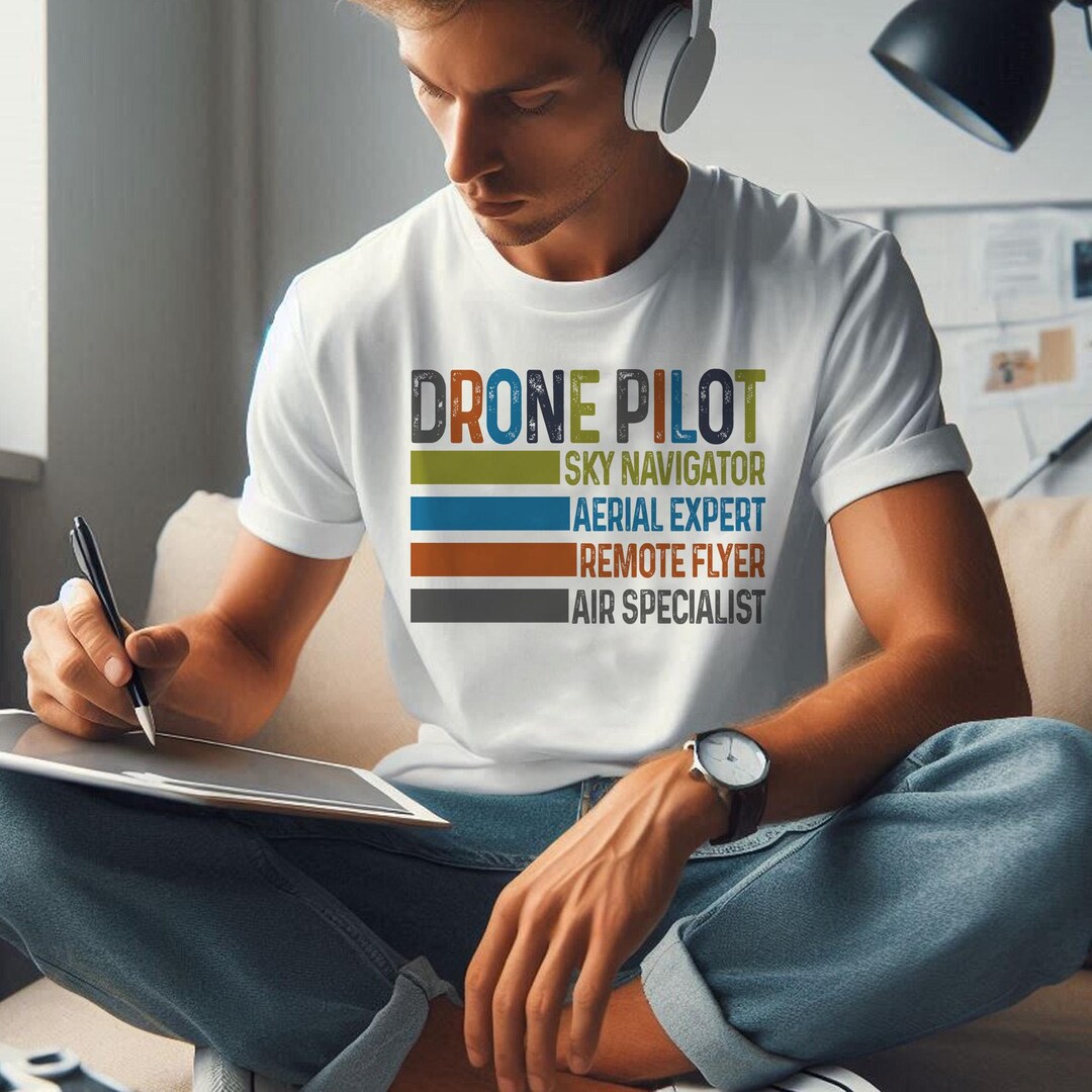 Drone Pilot PNG Design for Sublimation, Aerial Photography Digital ...