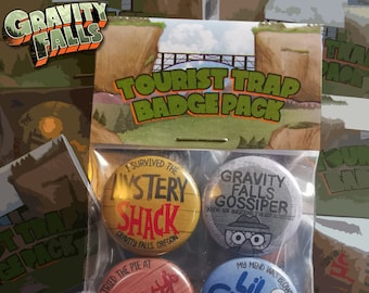 Gravity Falls: The Tourist Trap Badge Pack