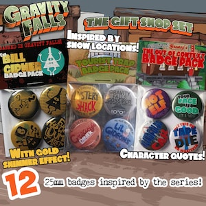 Gravity Falls: The Gift Shop Badge Set