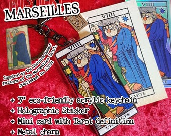 Gravity Falls: Grunkle Ford L'Hermite 3" Tarot Eco-Friendly Acrylic Keychain