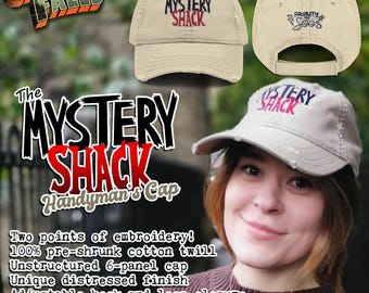 Gravity Falls: The Handyman Cap with double-embroidery