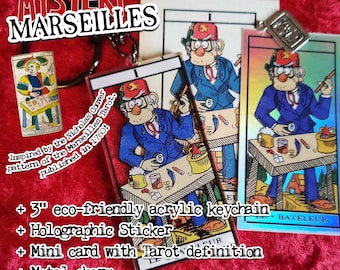 Gravity Falls: Grunkle Stan Le Bateleur 3" Tarot Eco-Friendly Acrylic Keychain