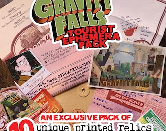 Gravity Falls: The Tourist Ephemera Pack