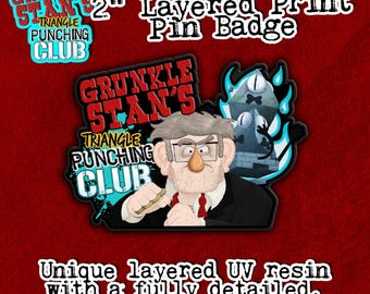 Gravity Falls: Grunkle Stan's Bill Cipher Punching Club Limited Edition Pin