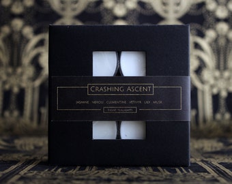 SAVE 50% - Crashing Ascent Tealights - Scented Tea Light Candles - Sets of 8 or 16 - White Floral - DISCONTINUED SCENT