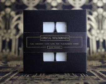 LYRICAL WILDERNESS Tealights - Scented Tea Light Candles - Sets of 8 or 16 - Winter Forest