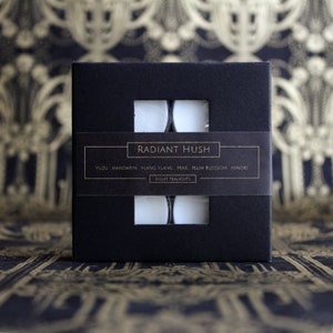 Radiant Hush Tealights - Scented Tea Light Candles - Sets of 8 or 16 - Fall Pumpkin