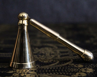 Candle Snuffer - Brass Gold