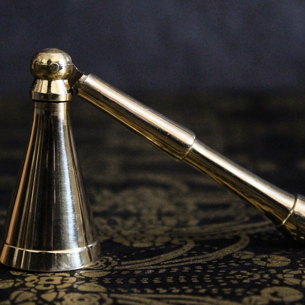 Brass Candle Snuffer Etsy