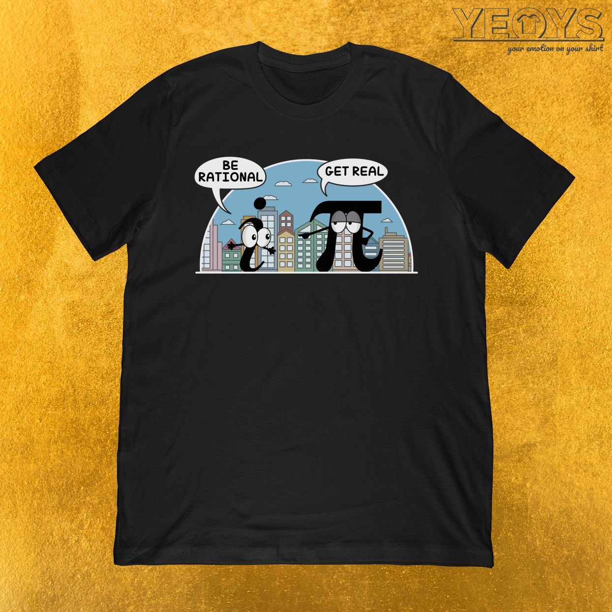 get real be rational t shirt