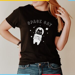 astronaut kitty shirt