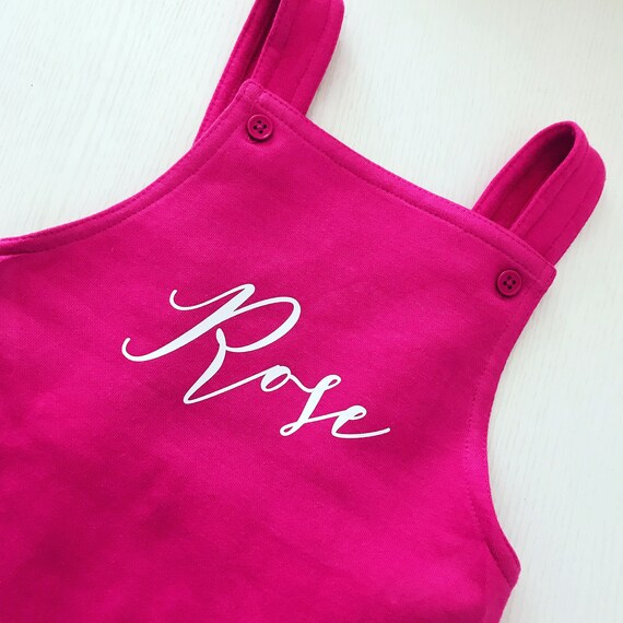 personalised dungarees baby