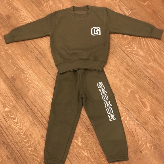 personalised baby tracksuit