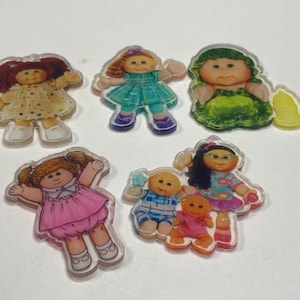 4cm Cabbage Patch Kids Acrylic Flatbacks
