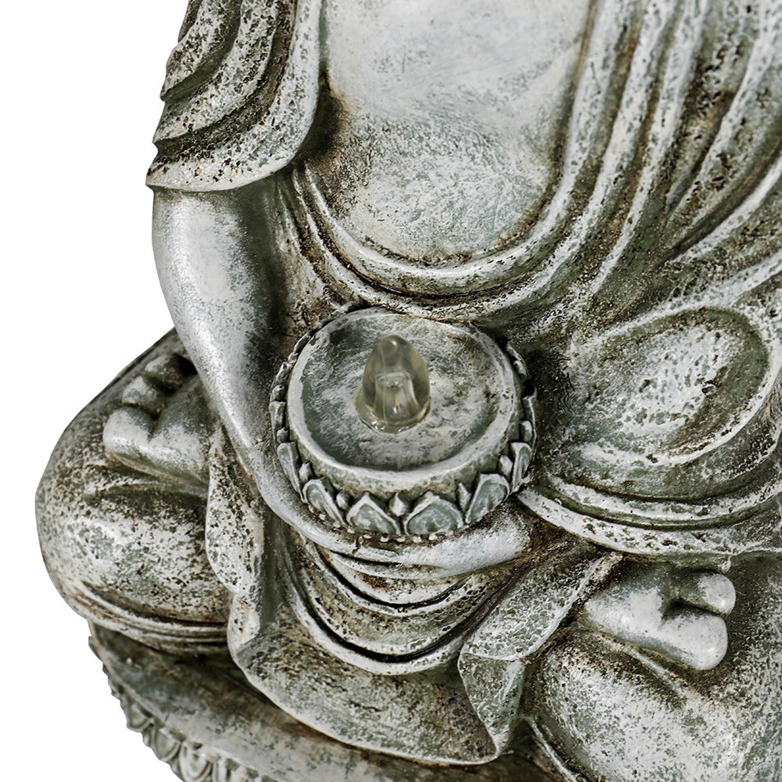 Outdoor/Indoor Solar Buddha Statue Zen Buddha Solar Powered Etsy