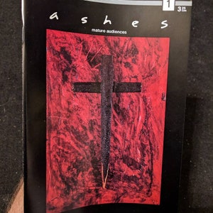 Ashes #1 Caliber vintage 1990 comic book rare.