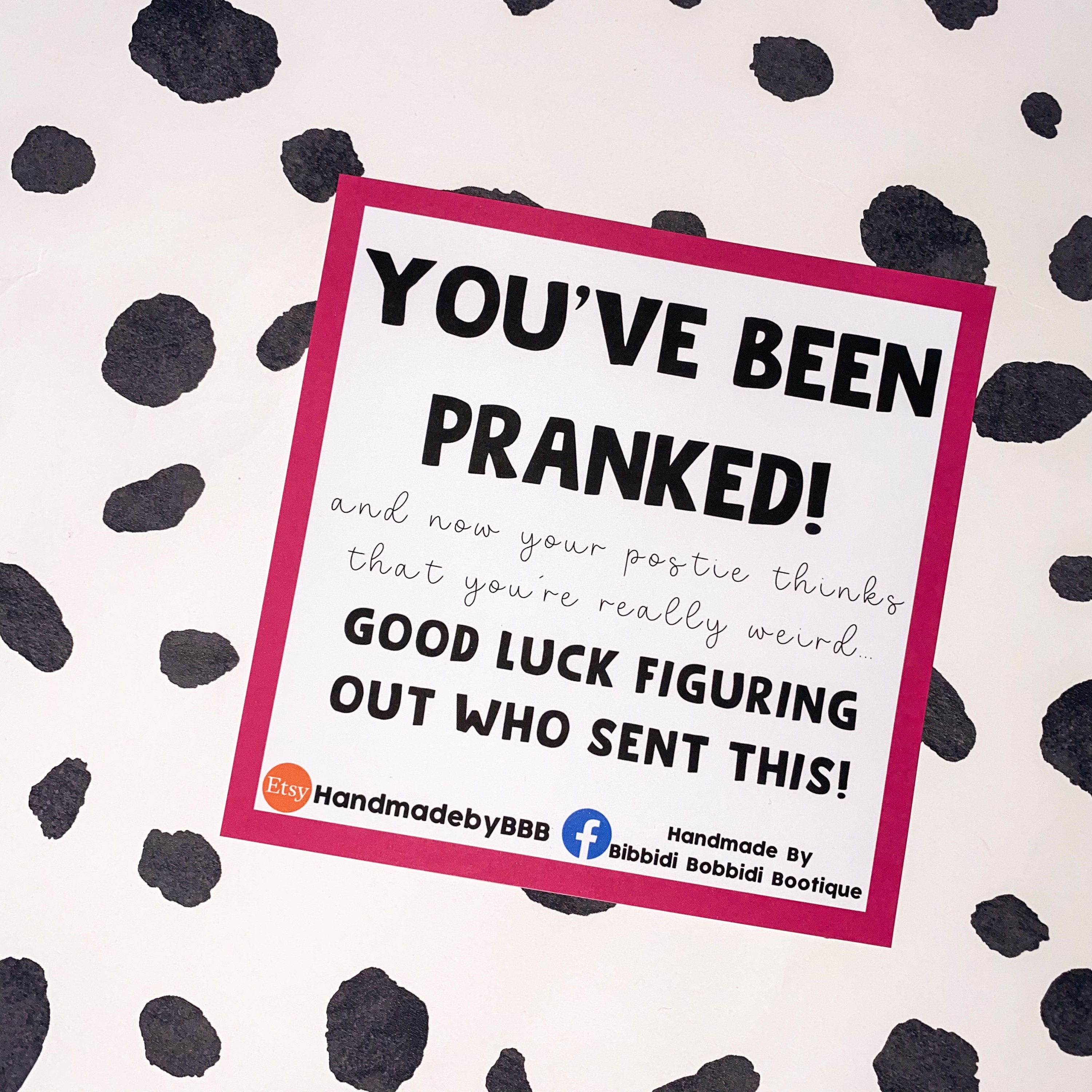 Prank Mail Parcel. Sniff My Panties Knicker Sniffer. Anonymous Etsy