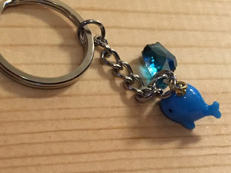 Genshin Impact Childe Tartagila Inspired Whale Keychain Etsy