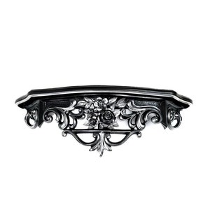 Black Wall Shelf, Large Shelf, Black Floating Shelf, Ornate Shelf, Gothic Victorian Decor, Gothic Home Decor
