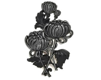 Victorian Gothic Floral Plaque | Baroque Wall Decor | Color Options