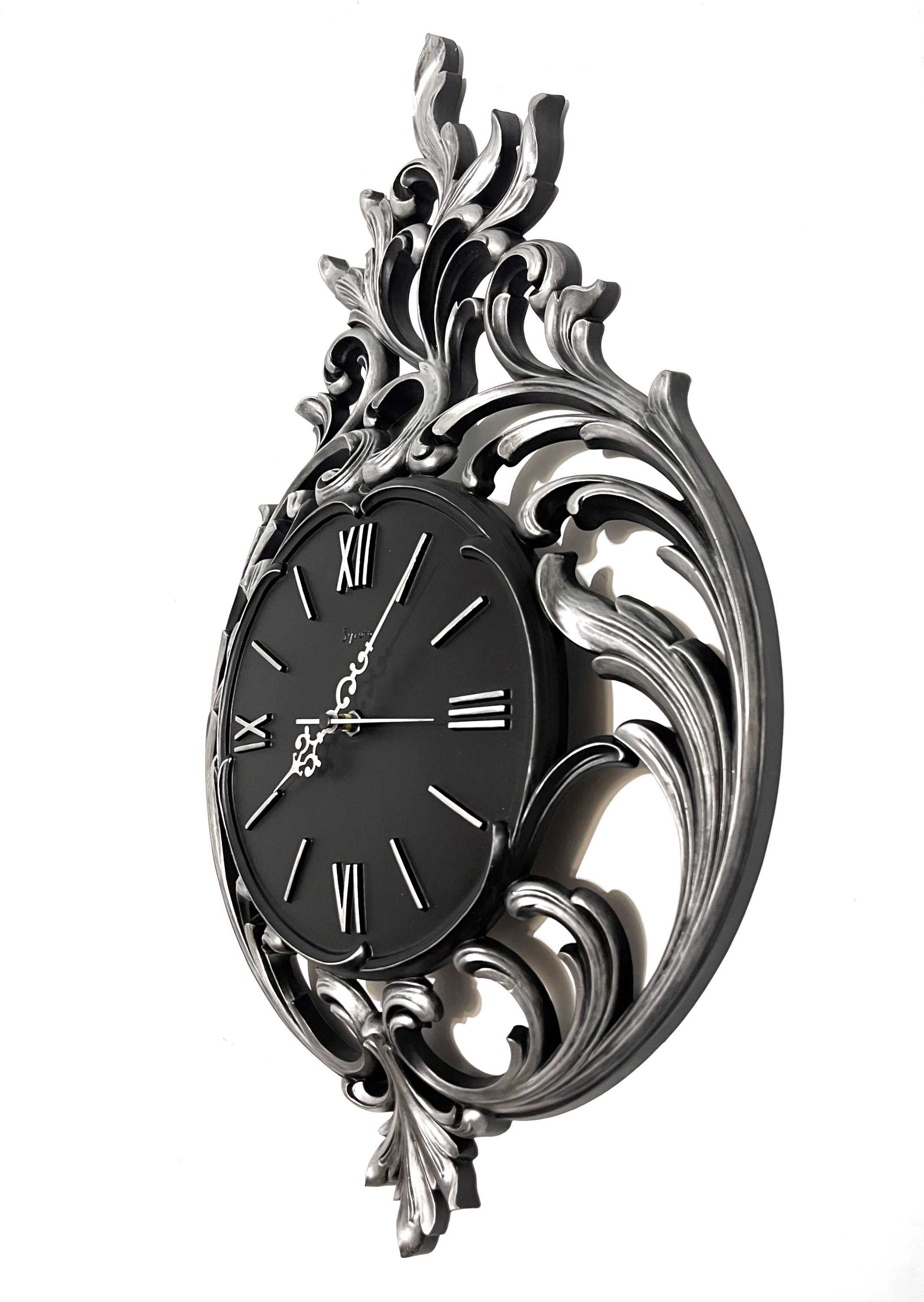 アンティークな掛け時計＊ロココ＊ゴシック 楽天市場】天使の掛け時計 ブロンズ風 単三電池使用 おしゃれ 人気