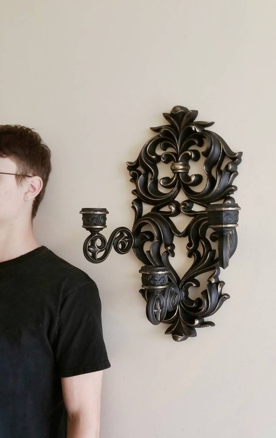 Medieval wall sconce candle holder deals