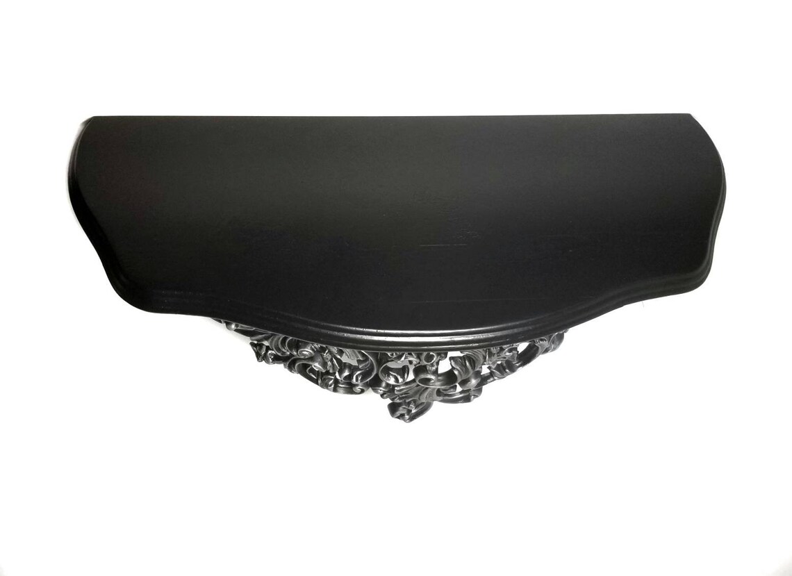 Vintage Burwood Shelf Black Wall Shelf Large Shelf Black Etsy