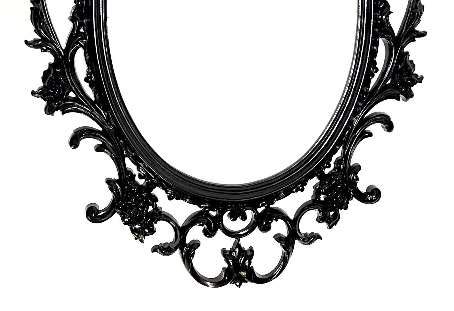 Secret Garden Mirror Enchanted Forest Mirror Large Black Etsy