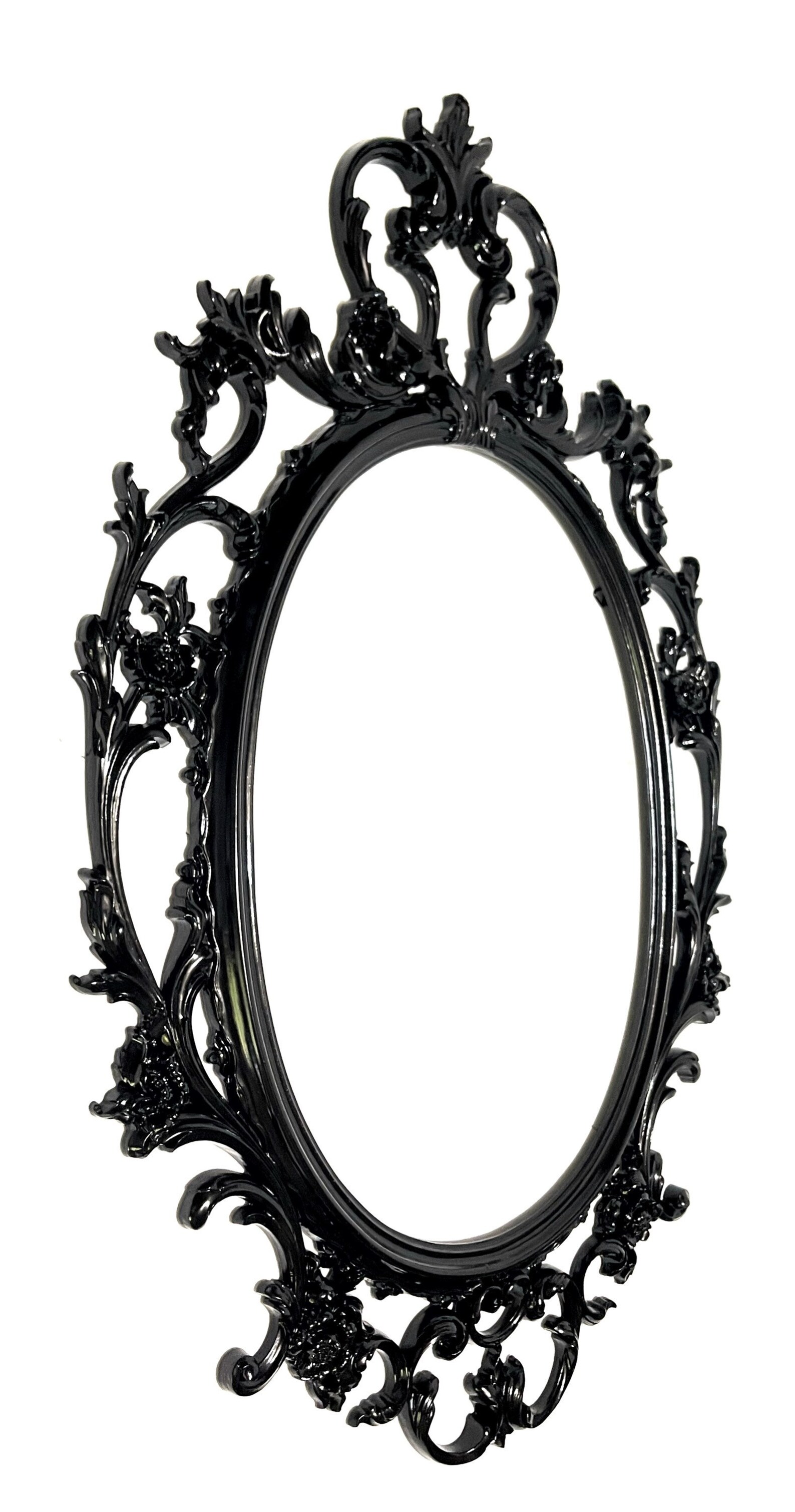 Secret Garden Mirror Enchanted Forest Mirror Large Black Etsy