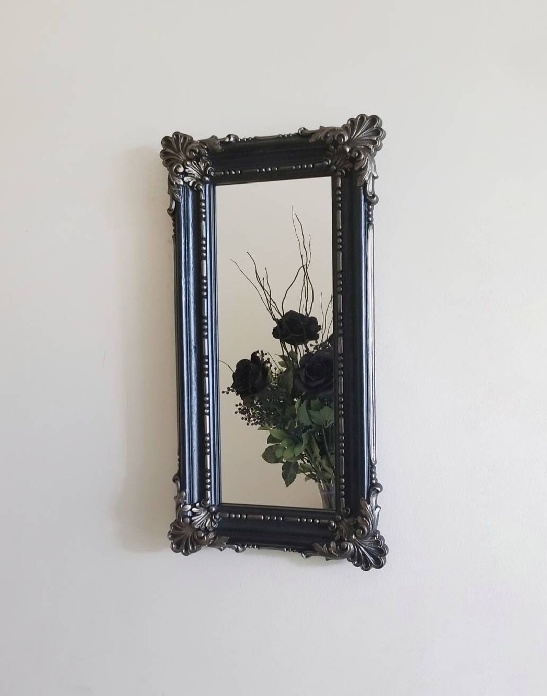 Black Frame, Large Mirror, Large Wall Frame, Gallery Wall Frame
